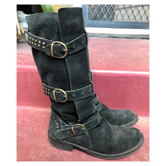 Fiorentini + Baker Shoes - RARE Fiorentini Baker Stud Eternity Boots 7.5 8